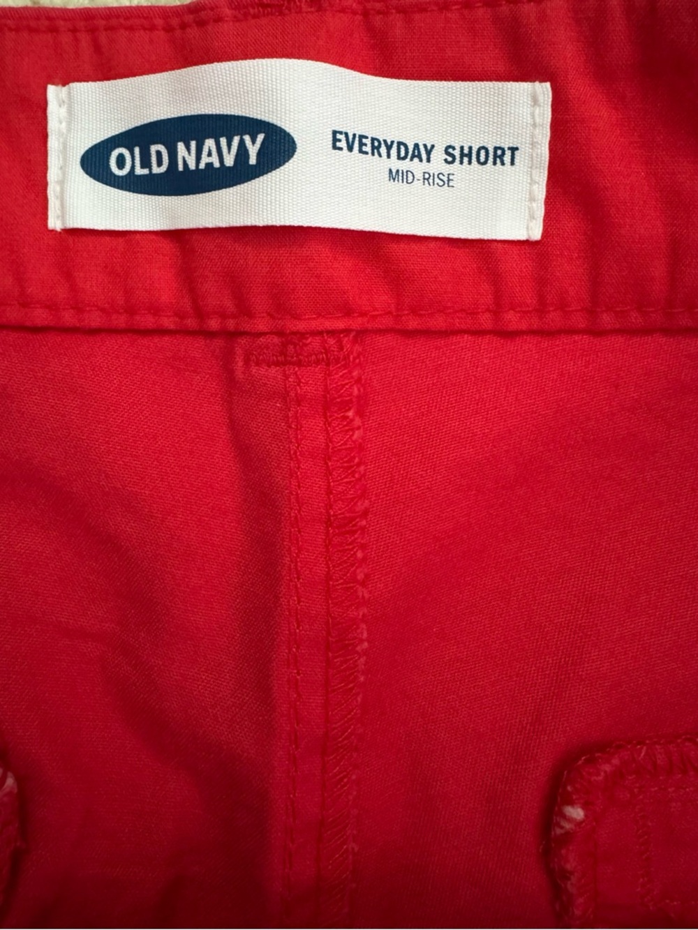 Old Navy Red Everyday shorts, size 10. NEW / NWT - Picture 4 of 6